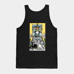 Chariot Tarot Card Rider Waite Tank Top